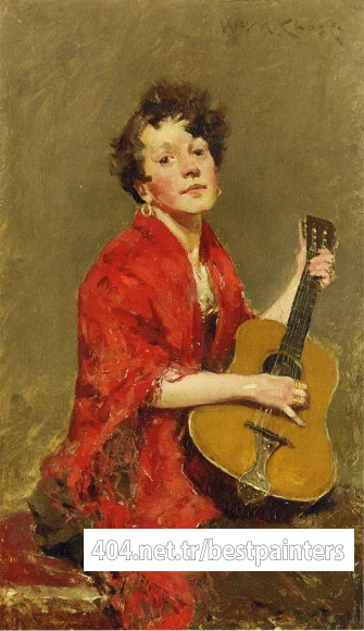 Chase_William_Merritt_Girl_with_Guitar