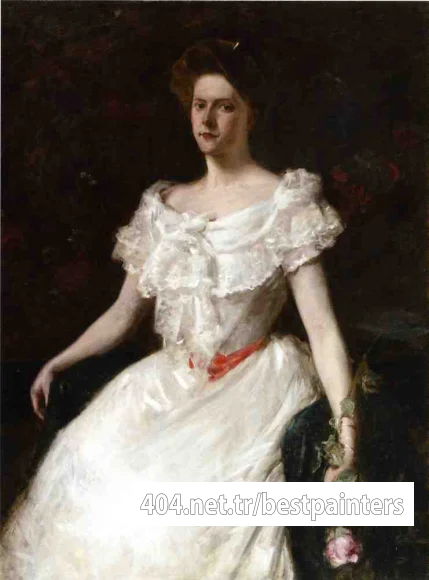Chase_William_Merritt_Lady_with_a_Rose