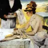 Chase_William_Merritt_Ordering_Lunch_by_the_Seaside