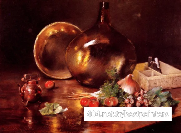 Chase_William_Merritt_Still_Life_Brass_and_Glass