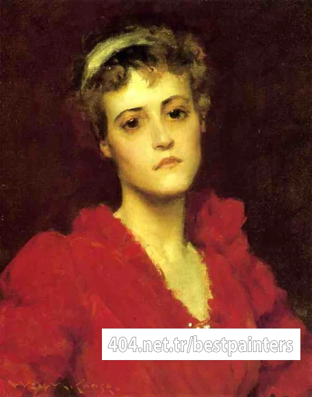 Chase_William_Merritt_The_Red_Gown