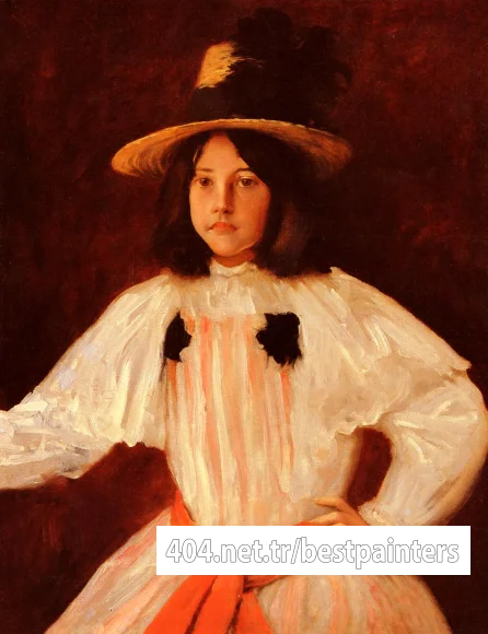 Chase_William_Merritt_The_Red_Sash