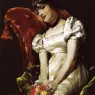 Chase_William_Merritt_Young_Girl_with_Flowers