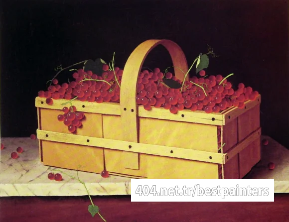 A_Wooden_Basket_of_Catawba-Grapes