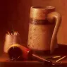Harnett_William_M_Still_Life_Pipe_And_Mug