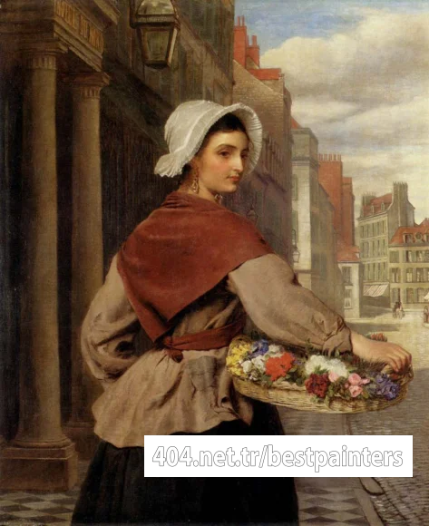 Frith_William_Powell_The_Flower_Seller