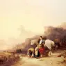 Shayer_Sr_William_Beach_Scene_With_Fisherfolk