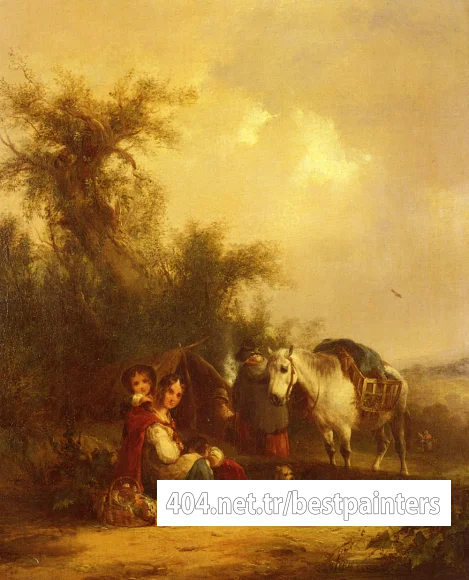 Shayer_William_Resting_Along_The_Trail