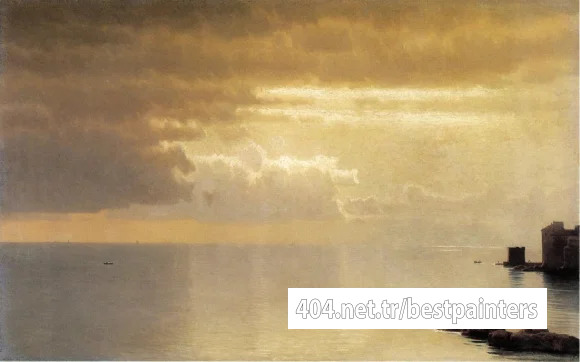 Haseltine_William_Stanley_A_Calm_Sea_Mentone