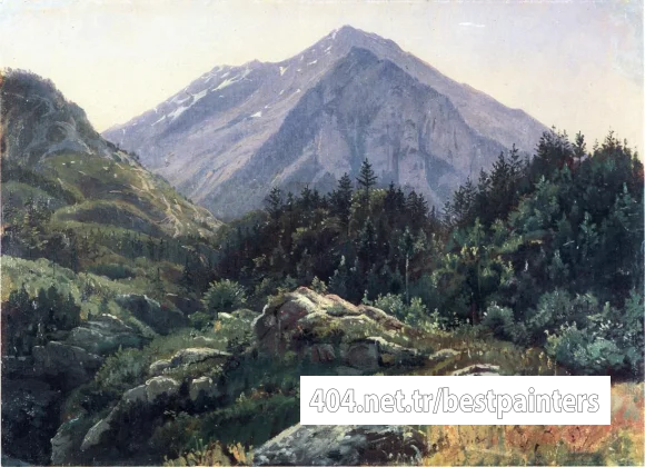 Haseltine_William_Stanley_Mountain_Scenery_Switzerland