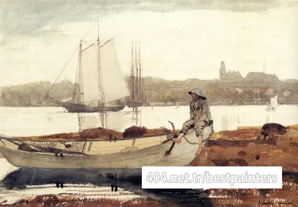 Homer_Winslow_Gloucester_Harbor_and_Dory