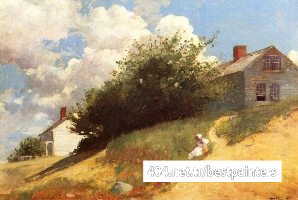 Homer_Winslow_Houses_on_a_Hill