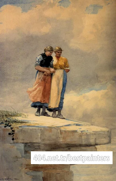 Homer_Winslow_Looking_over_the_Cliff