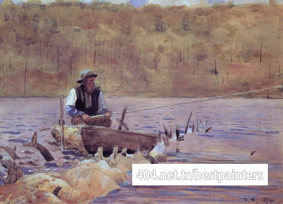 Homer_Winslow_Man_in_a_Punt_Fishing