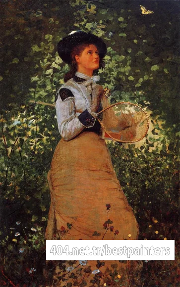 Homer_Winslow_The_Butterfly_Girl