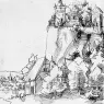 HUBER_Wolf_Landscape_with_Castle