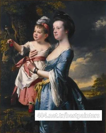 Wright_Portrait_of_Sarah_Carver_and_her_daughter_Sarah