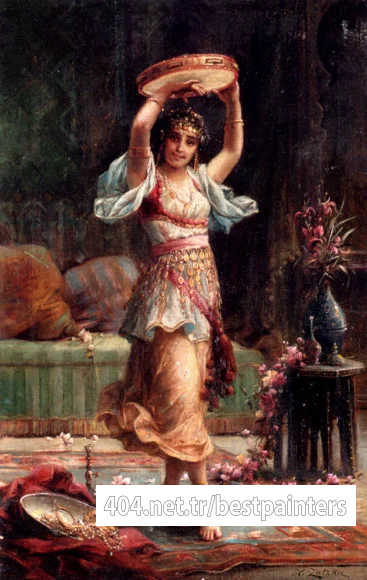 Zatzka_Hans_The_Tambourine_Player