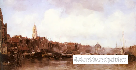 Maris_Jacob_A_View_Of_A_Harbor_Town