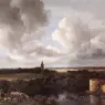 RUISDAEL_Jacob_Isaackszon_van_An_Extensive_Landscape_With_A_Ruined_Castle_And_A_Village_Church