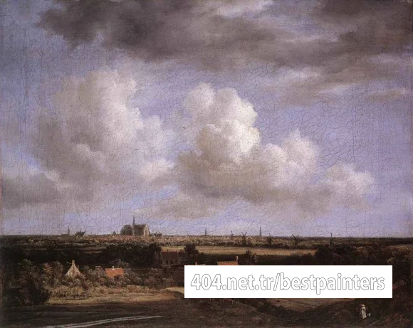 RUISDAEL_Jacob_Isaackszon_van_Landscape_With_A_View_Of_Haarlem