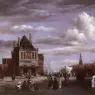 RUISDAEL_Jacob_Isaackszon_van_The_Dam_Square_In_Amsterdam