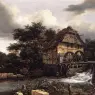 RUISDAEL_Jacob_Isaackszon_van_Two_Water_Mills_And_Open_Sluice