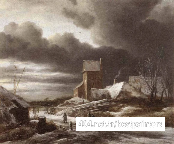 RUISDAEL_Jacob_Isaackszon_van_Winter_Landscape