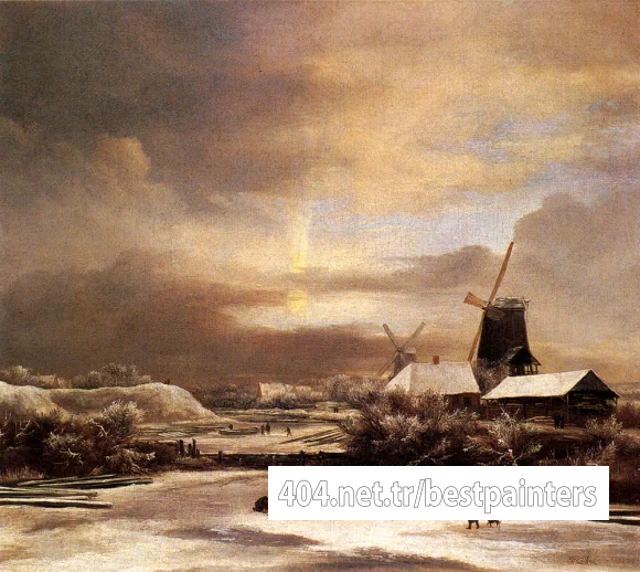 Ruisdael_Jacob_Issaksz_Van_Winter_Landscape