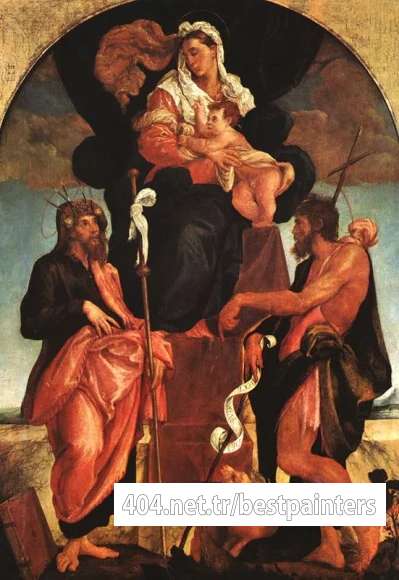 BASSANO_Jacopo_Madonna_And_Child_With_Saints