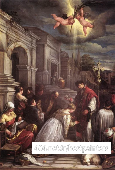 BASSANO_Jacopo_St_valentine_Baptizing_St_Lucilla