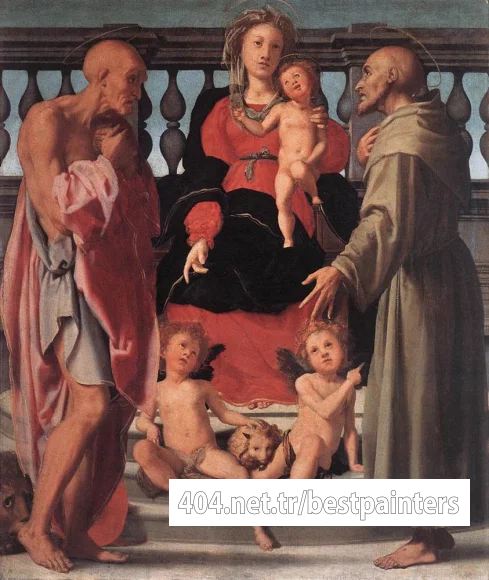 PONTORMO_Jacopo_Madonna_And_Child_With_Two_Saints