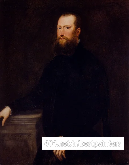Robusti_Jacopo_Portrait_Of_A_Bearded_Venetian_Nobleman