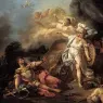 DAVID_Jacques_Louis_The_Combat_of_Mars_and_Minerva