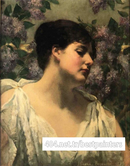 Beckwith_James_Carroll_Under_the_Lilacs
