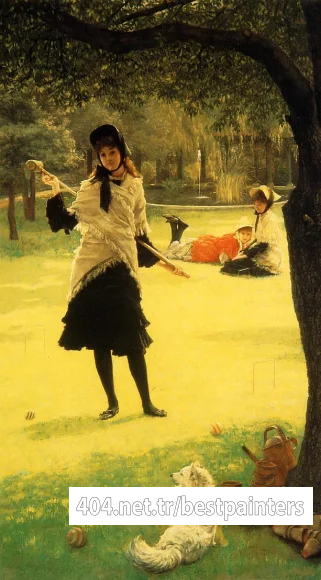 Tissot_James_Jacques_Croquet