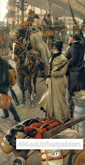 Tissot_James_Jacques_Joseph_The_departure_Platform_Victoria_Station