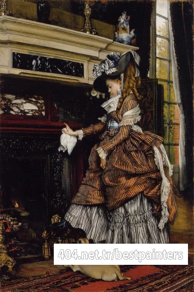 Tissot_James_Jacques_The_Fireplace