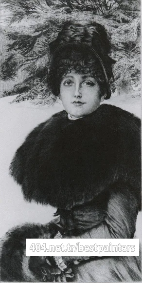 Tissot_James_Jaques_Joseph_Promenade_dans_la_Neige