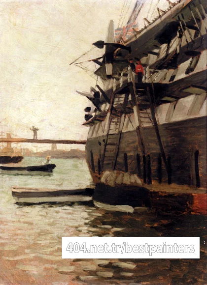 Tissot_James_The_Hull_Of_A_Battle_Ship
