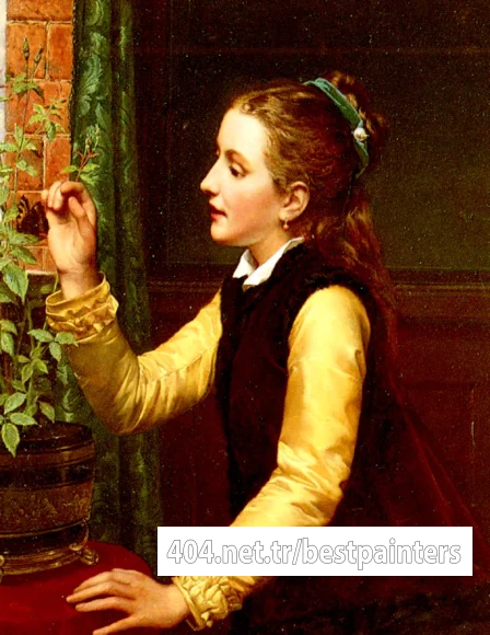 Portielje_Jan_Frederick_Pieter_The_Butterfly