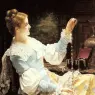 Portielje_Jan_Frederik_Pieter_Admiring_Her_Jewels