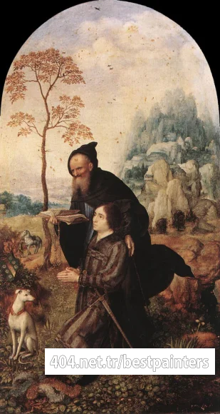 GOSSAERT_Jan_St_Anthony_with_a_Donor