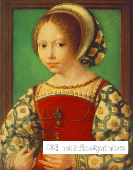 GOSSAERT_Jan_Young_Girl_with_Astronomic_Instrument
