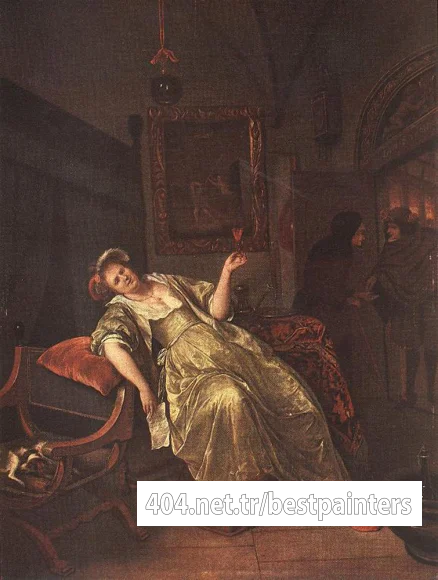 STEEN_Jan_Arrival_Of_A_Visitor