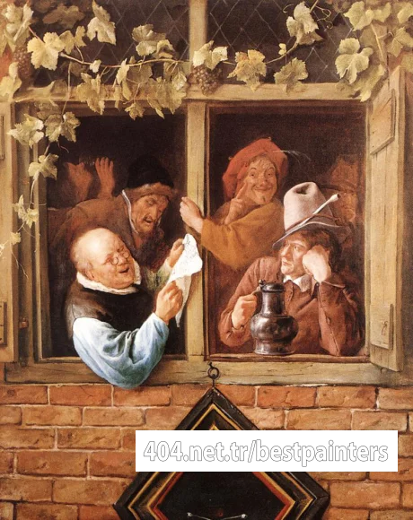 STEEN_Jan_Rhetoricians_At_A_Window