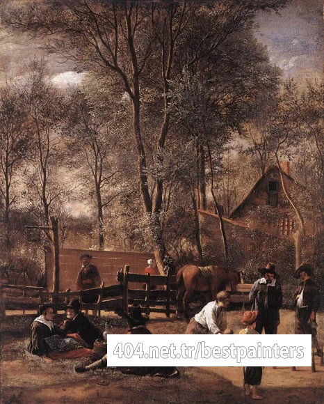 STEEN_Jan_Skittle_Players_Outside_An_Inn