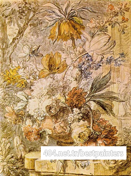 HUYSUM_Jan_Van_Vase_with_Flowers