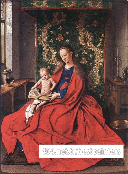 Eyck_Jan_van_Madonna_with_the_Child_Reading