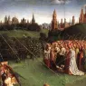 Eyck_Jan_van_The_Ghent_Altarpiece_Adoration_of_the_Lamb_detail_top_right